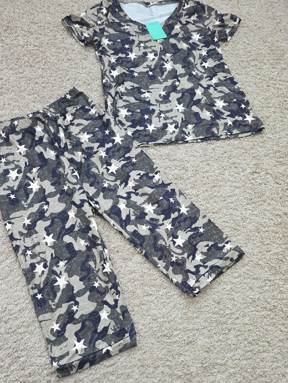 Star Camo Two-Piece Lounge Set